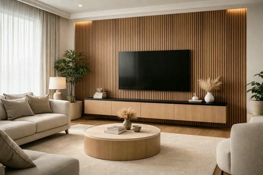 Fluted wall project photo 107
