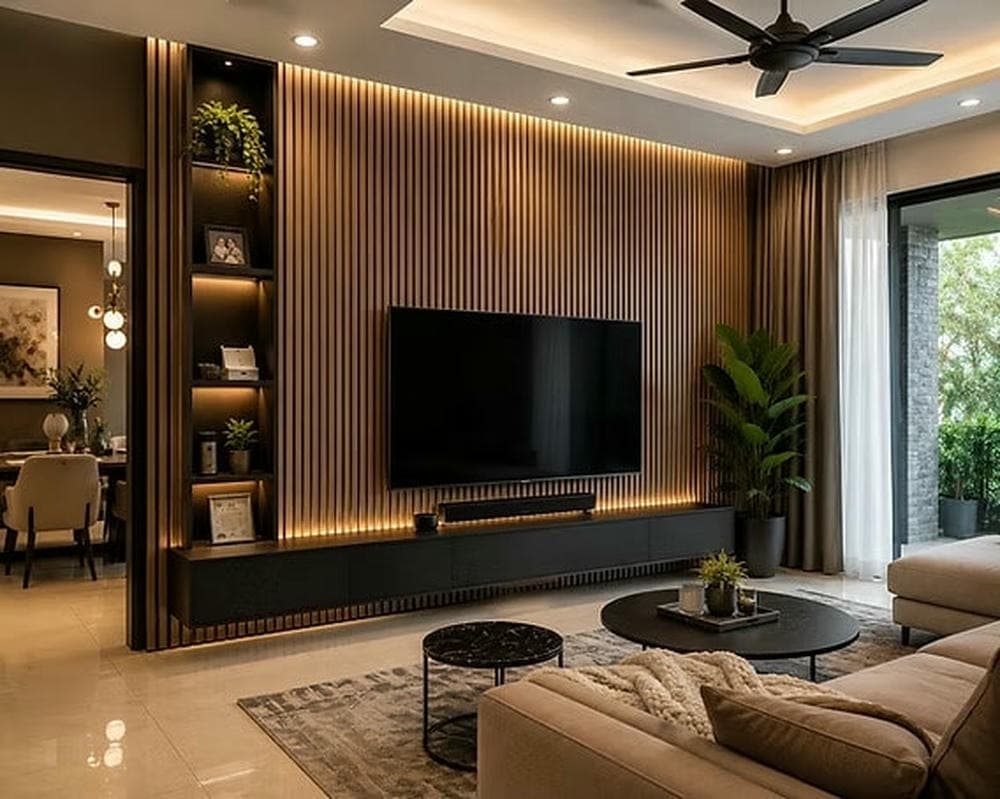 Fluted wall project photo 108