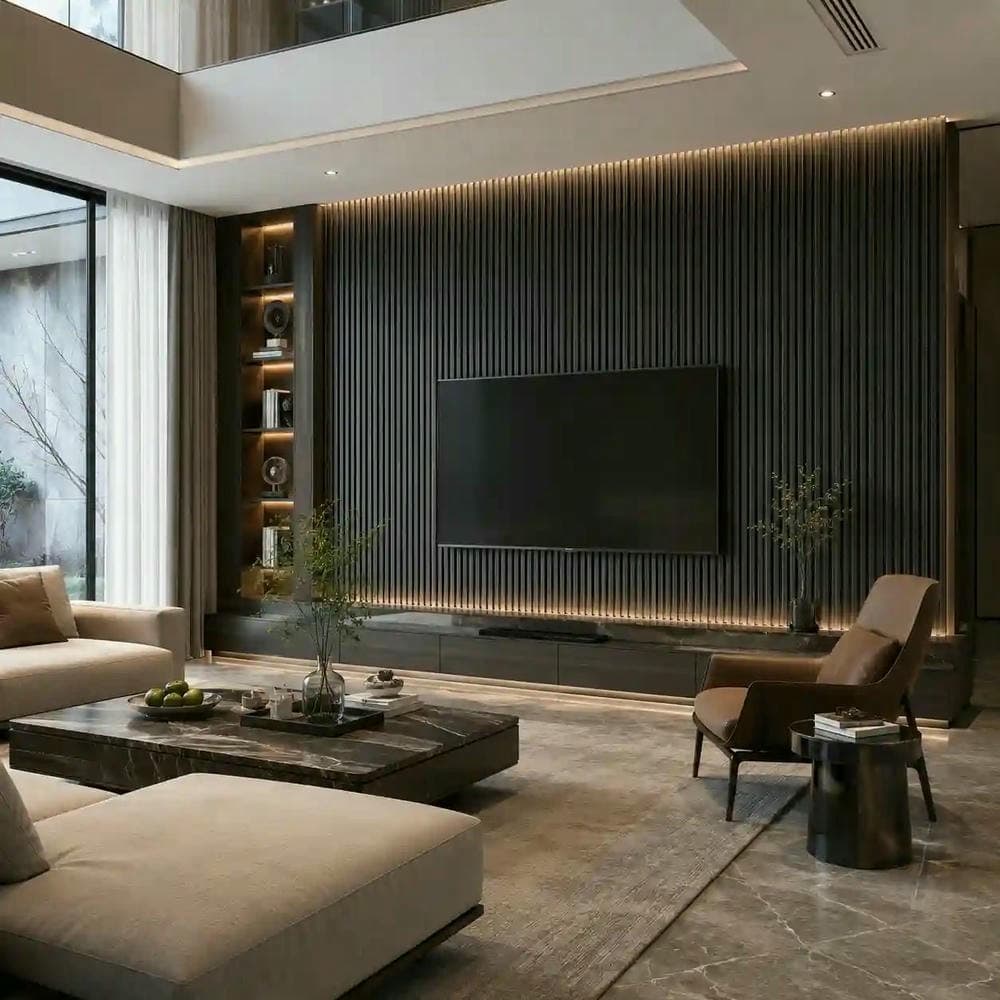 Fluted wall project photo 131