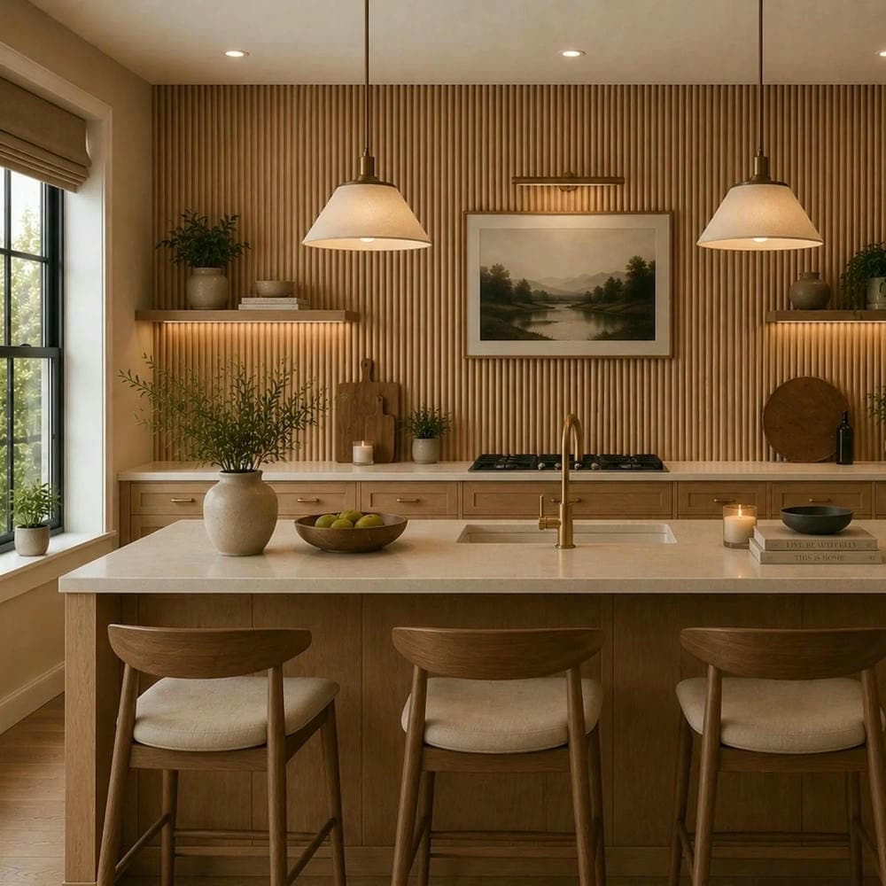 Fluted wall project photo 150