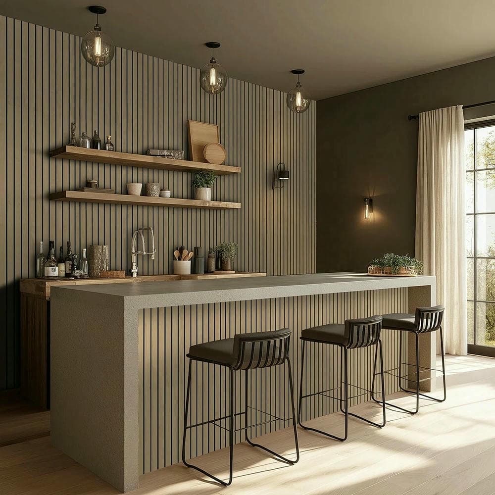 Fluted wall project photo 156