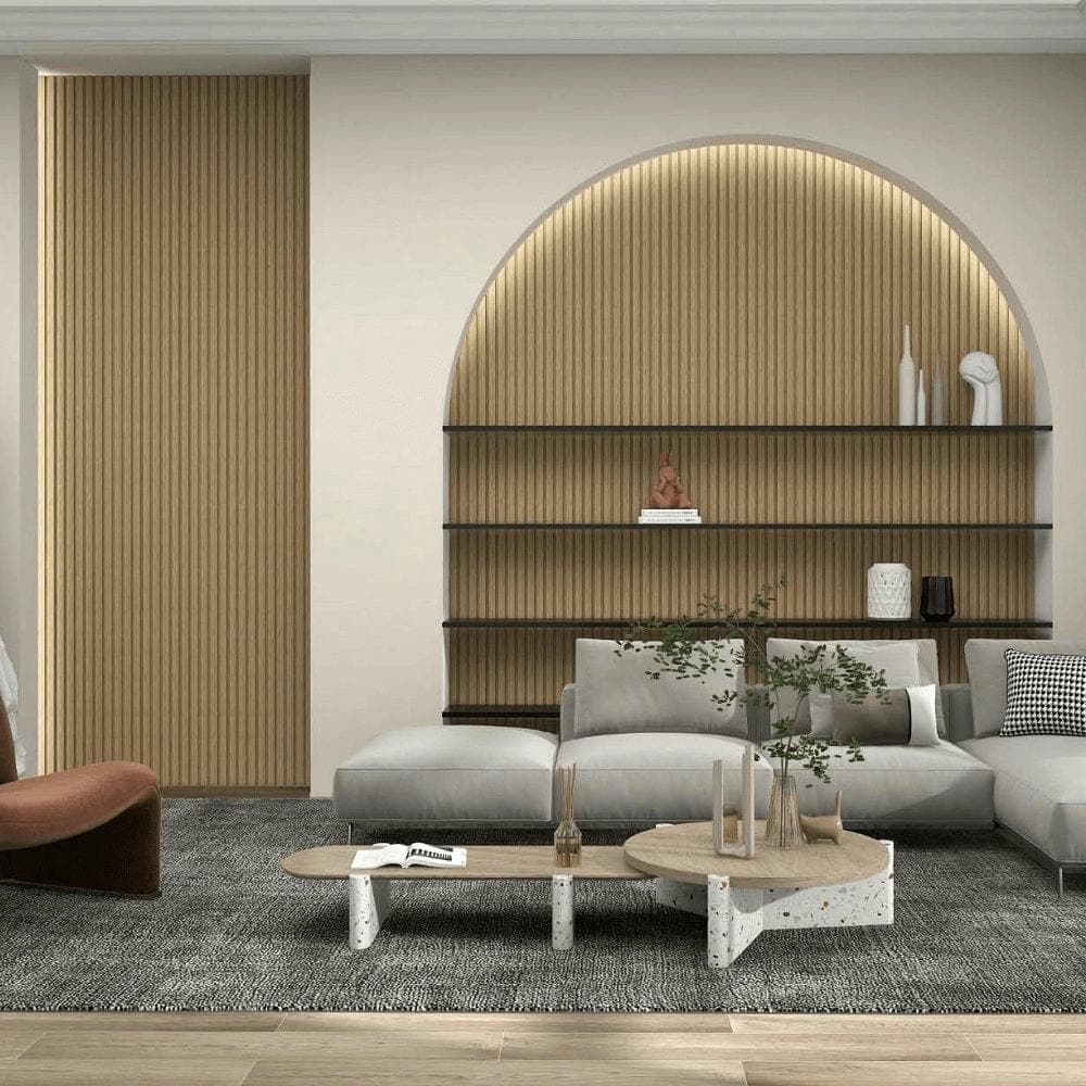 Fluted wall project photo 161