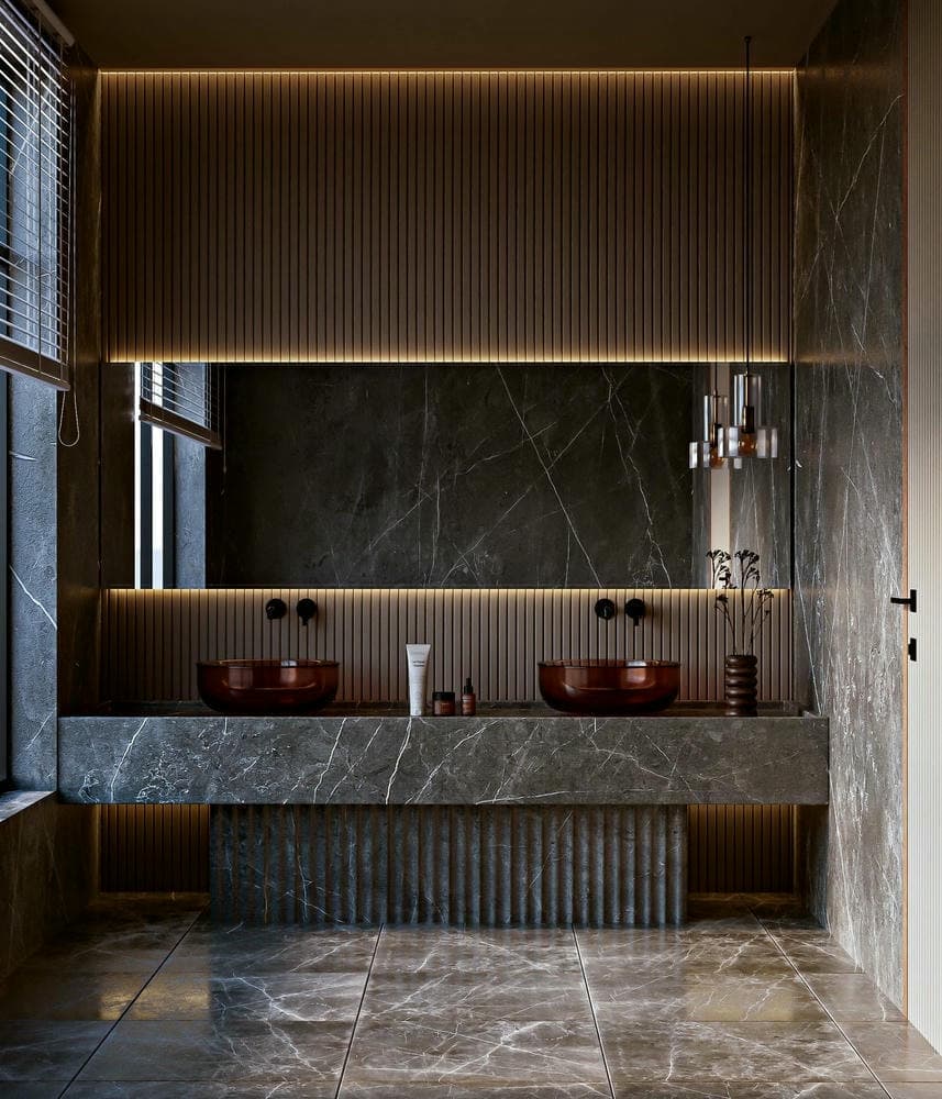 Fluted wall project photo 170