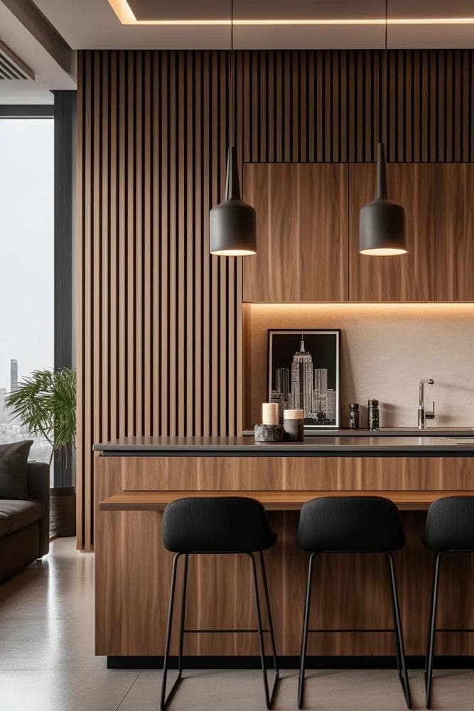 Fluted wall project photo 199